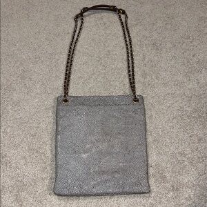 Hobo soft leather animal print shoulder bag